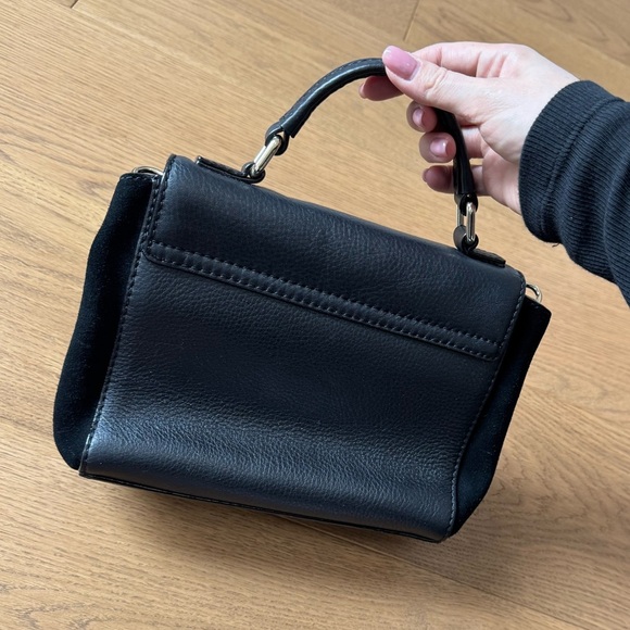 Kate Spade Black Leather & Suede Magnolia Park Suede Laurel Crossbody Bag - EUC - Picture 3 of 11